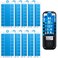 BURLAN Sticky Card Plug Refill Replacement Glue Cards for Flying Insect Trap Indoor-10pack (No Device)