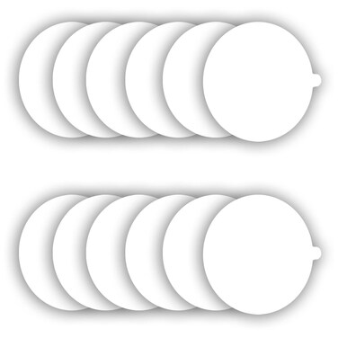 Flea Trap Refill Discs 7.1 Inch Replacement Glue Boards for Most Models Flea Traps for Inside Your Home, 12 Pack