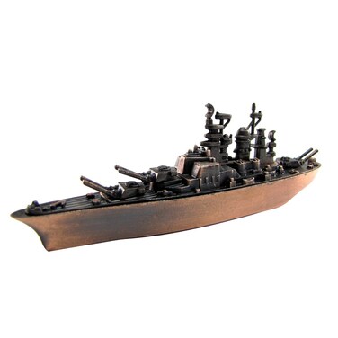 TG,LLC Treasure Gurus BB-40 Navy Battleship Die Cast Miniature Replica Pencil Sharpener