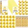 Weekgrat Valentine's Day Inspirational Gift 50 Yellow Motivational Duck Pencils Cute Pencils 25 Duck Pencil Sharpener 25 Yellow Duck Eraser 25 Welcome Cards Valentine's Day School Gift for Kids