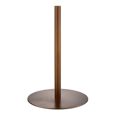 PEROPROS Paper Towel Holder Countertop, Weighted Freestanding Paper Roll Holders for Kitchen Counter,Exquisite Pure Brass Paper Roll Holder - Oil Rubbed Bronze, One Pack