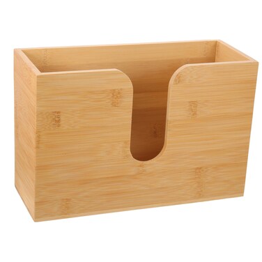 Ciieeo Paper Towel Holder Kitchen Napkin Dispenser Paper Hand Towel Holders Hand Towel Dispenser Wall Mount Towel Holder Paper Plate Dispenser Wooden Toilet Paper Holder Wall-Mounted, 29X19CM