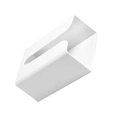 Kitchen Tissue Box Wall Mounted Drawer Box Toilet Paper Holder Storage Box Dispenser Rectangular Paper Towels Holder Punch