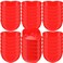 Ziliny Valentine's Day Heart Shaped Bowl Dessert Bowls Deep Plastic Heart Bowl Aesthetic Plates Serving Bowls Salad Bowls Fruit Bowl for Dessert Pasta Fruit Snack, 7.48 Inch (36 Pcs,Red)