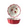 PRETYZOOM 1pc Ceramic Nut Chip Salsa Bowl Ceramic Fruit Bowl Japanese Plates Soup Bowls Ceramic Serving Bowl Cute Snack Bowls Serving Bowls Colorful Bowl Red Salad Tableware
