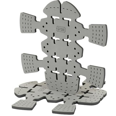 M-Tac Knee Pad Inserts - Universal Tactical and Work Pants Durable 8x5 Padding Pocket Knee Pads - One Size Adjustable with EVA Memory Foam (Grey)