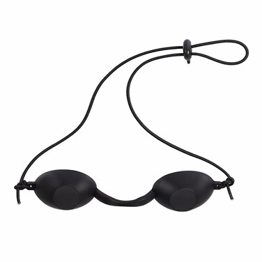 Leen4You Sunbed Goggles Safety Glasses Eye Patch Eyewear Eye Protection Mask for IPL Beauty Clinic, UV/Infrared/Blue Light Therapy, Sunbathing on the Beach S