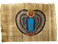 Papyrus Painting Scarab Amulet of Good Luck - Unique Ancient Egyptian Papyrus Art - Egypt Papyrus Painting - Unframed - Framable - 13x9 inches