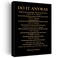 Inspirational Gold Foil Canvas Wall Art Positive Do It Anyway Mother Teresa Quote Print Framed Canvas Painting Artwork Home Decor Gifts 12x15 Inch