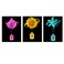 KREATIVE ARTS Manicure and Nail Art Wall Decor for Salon Room Canvas Prints Frame Art Nail Polish Brushes Posters Roses Sunflowers and Lily Pictures Flowers Painting Walls Decoration Ready to Hang