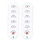 12 Pcs Glue Board Refills for Fruit Fly Traps, 4.3" Compatible with FVOAI M3, Katchy Midnight and Katchy Original Insect Traps