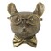 Animal Heads Wall Art Decor,3D Wall Mount Ornament, Aesthetic Gold Wall Sculpture Home Decor, Resin Animal Head Wall Hanging Decoration for Family Living Room Bedroom Bathroom Kitchen Gift (Rat)
