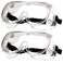 DNZPFU 2 Pack Safety Goggles Anti Fog Medical Safety Goggles for Nurses,Lab, Chemical Work and Scientific Experiments,Eye Protection Protective Eyewear