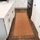 Collive Hallway Runner Rug, 2' x 6' Hand-Woven Reversible Washable Entryway Rug, Terracotta Cotton Modern Farmhouse Laundry Room Rug for Bathroom Sink Foyer Bedroom Fall Decor