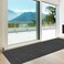 Heyroll Custom Size Hallway Runner Rug, Backed Non-Slip Waterproof Runner Rugs, Washable Outdoor Indoor Carpet Runner Rug for Floor, Entryway, Kitchen, Laundry, Balcony, Garage 2' x 6', Grid Gray