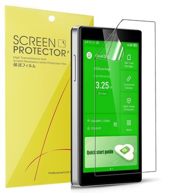 Lamshaw Compatible for GlocalMe G4 Pro Screen Protector, [6 Pack] Full Coverage TPU Clear Film Compatible for GlocalMe G4 Pro 4G LTE Mobile Hotspot Router (6 pack)