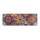 Blueangle Mexican Ceramic Tile Pattern Runner Rug 2' x 6' Non Skid Rug for Entryway Living Room Bathroom Nursery Home Decor