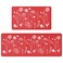 Rempry Kitchen Rug Anti Fatigue, Non Skid Cushioned Comfort Standing Kitchen Mat Waterproof and Oil Proof Floor Runner Mat, Easy to Clean, 17"x59", Red