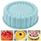 Palksky Charlotte Cake Pan Silicone, Nonstick, 8 inch Round Cake Molds for Baking