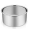 6 Inch Cake Pan (3-inch Deep), P&amp;P CHEF Stainless Steel Round Baking Pan, for Birthday Wedding Christmas, Non Toxic &amp; Heavy Duty, One-piece Construction &amp; Deep Side, Oven &amp; Dishwasher Safe