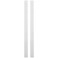 PRETYZOOM 2pcs Dough Rolling Strips, 4mm Clear Measuring Dough Strips, Plastic Rolling Pin Guides for Dough Thickness, Pastry Ruler for Fondant, Cookies