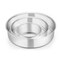 TeamFar Cake Pan, 4&#39;&#39; / 6&#39;&#39; / 8&#39;&#39;, Stainless Steel Round Baking Tier Cake Pans Set, for Baking Steaming Serving, Healthy &amp; Heavy Duty, Mirror Finish &amp; Dishwasher Safe - 3 PCS