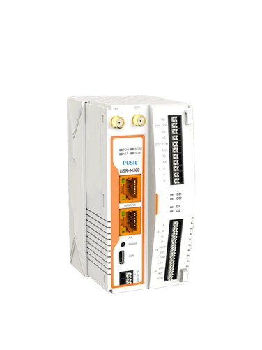 PUSR USR-M300 High Performance Edge Computing Industrial IoT Gateway Protocol Conversion NodeRED Development Gateway Expander IO (Ethernet Version)