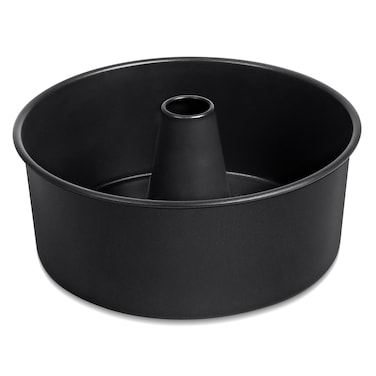 P&amp;P CHEF Nonstick Angel Food Cake Pan, 10 Inch Cake Pan Round Baking Tin, Tube Pan for Baking Pound Cake, Conical Hollow &amp; One-piece Design, Stainless Steel Core &amp; Heavy-duty, Oven Safe