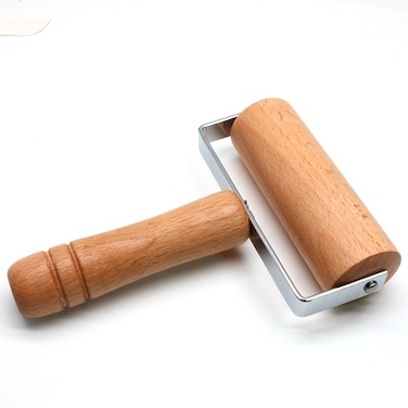 PHITUODA Wooden Rolling Pin, Ergonomic Non-Stick Pizza Baker Dough Pastry Roller for Kitchen Home Cooking Baking (T Square Type)