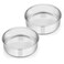 E-far 6 Inch Cake Pan Set of 2, Stainless Steel Round Smash Cake Baking Pans, Non-Toxic &amp; Healthy, Mirror Finish &amp; Dishwasher Safe