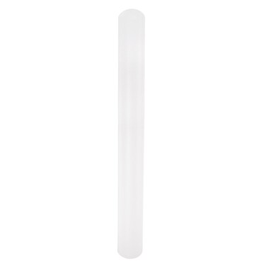 HARFINGTON Fondant Rolling Pin PP 45cm x 2.5cm Non Stick for Baking White