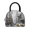 ZzWwR Trendy Street View of New York Reusable Lunch Tote Bag with Front Pocket Zipper Closure Insulated Thermal Cooler Container Bag Work Picnic Travel Beach Fishing