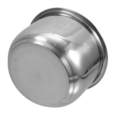 KICHOUSE Inner Pot Ninja Foodie Rice Cooker Liner Silver Universal Stainless Steel Stainless Steel Cookware Rice Cooker Pot Replacement