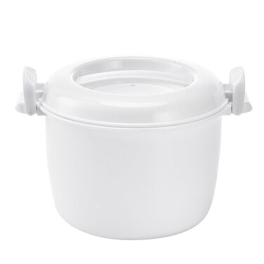 DOITOOL Microwave Rice Cooker - Mini Rice Cooker for Microwave Oven - Microwave Steamer Rice Cooker Small Rice Maker for Pasta, Chicken, Bacon, Vegetables