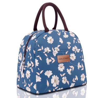 BALORAY Lunch Bag for Women Men Insulated Lunch Box for Adult Reusable Lunch Tote Bag for Work, Picnic or Travel (Morning Glory)