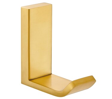 Suyar Bath Towel Hook Brushed Gold, SUS304 Stainless Steel Kitchen Bathroom Coat Robe Hanger, Heavy Duty Wall Hook for Garage Cabinet Closet