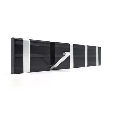 ELLO&amp;ALLO Robe/Coat/Hat/Clothes Anti-Rust Hangers Wall Mounted Hooks Rack with Concealed Screws and Bath Sponge Towel Hooks