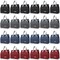 VZZNN 24 Pack Lunch Bags Bulk,Insulated Reusable Lunch Bags with Aluminum for Women Men,Leakproof Tote Large Lunch Box for Office,Work,Beach or Travel,Multicolor