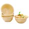 BOSILI 5 Inch Ceramic Rice Bowl Set of 4 Minimalist Style Small Porcelain Dessert Bowls for Side Dishes Oatmeal Fruit Soup Microwave and Dishwasher Safe (Yellow)
