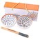 Japanese Rice Bowls with Chopsticks Ceramic Sushi Bowl Set of 2 for Dessert Snack Cereal Soup in Gift Box Underglazed Dinnerware
