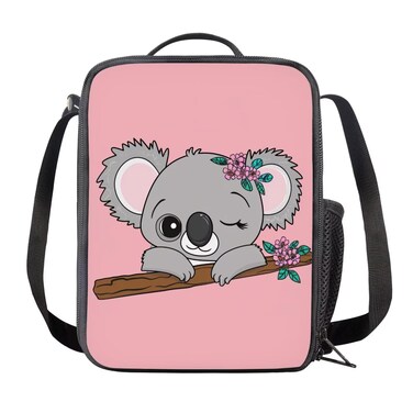 Upetstory Koala Lunch Bag Insulated Lunch Box for Adults Kids Girls Boys 6-8 10-12 14-16 Leakproof Cooler Lunchbox Reusable Lunch Boxes Meal Prep Bag Crossbody Bags School Picnic Travel