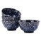 Japanese Rice Bowl Set of 4 Ceramic Rice Bowls for Sauce Sushi Soup