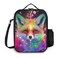 Ximjoju Insulated Lunch Bag, Reusable Portable Lunch Box With Shoulder Strap, Fox Lunch Bag, Funny Cute Bento Lunchbox Cooler Thermal Meal Tote Kit