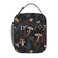 Vasietrng Mushroom Gifts Lunch Bag Women, Lunch Box Lunch Bag for Women Adult Men, Leakproof Cute Leaf Forest Lunch Tote Reusable Insulated Cooler Lunch Container for Work/Office/Picnic/Travel-Black