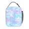 YETTA YANG Pink Tie Dye Purple Colorful Portable Lunch Bag Insulated Lunch Box Reusable Totes For Women Men Work Picnic Camping