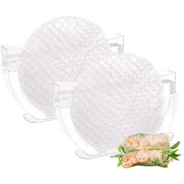 Paper Bowls Rice Holder Rice Paper Wrappers for Spring Rolls Wrappers Rice Paper Water Bowl Spring Roll Water Bowl Use To Egg Roll Wrappers Rice Container Wonton Wrapper Rice Wrappers for Spring Rolls
