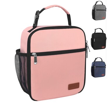HABOPET Lunch Box for Men &amp; Women Durable Lunch Bag for Adults Reusable Small Lunchbox Pink