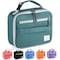 Genteen Insulated Lunch Bag, Lunch Box Kids Double Zipper Kids Lunch Bag,Sturdy Soft Bag &amp; Freezable Lunch Bag - Boys Mens Lunch Bag Reusable Lunch Bag for School,Work,Outdoor (Green)