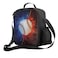Insulated Lunch Box for Girls Boys, Fire Baseball Leakproof Portable Lunch Bags with Adjustable Shoulder Strap Durable Reusable Cooler Tote Bag for Beach/Picnic/Office/Collega