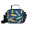 MFTJYO Surfboards Lunch Box for Girls Boys Sea Insulated Cooler Bag Kids Reusable Lunch Bags for School Lunchbox Tote Bag Adjustable Shoulder Bag